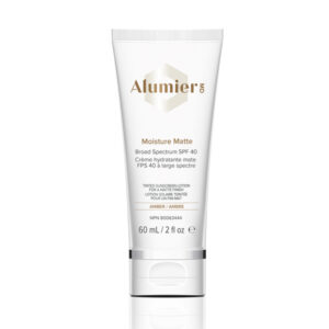 a white plastic tube with a label